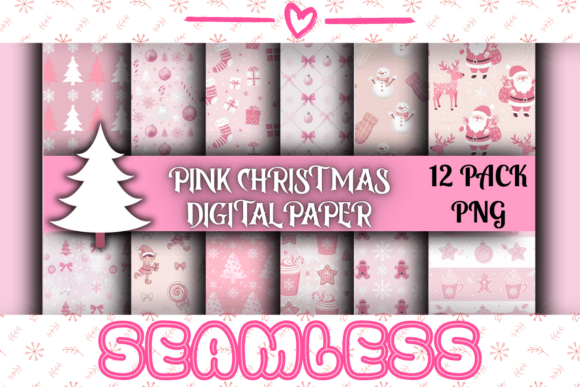 Elevating Holiday Branding: The Strategic Shift Toward Pink Christmas Seamless Digital Paper