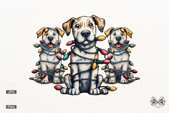 Evaluating Three Christmas Dogs PNG Assets for Professional Holiday Designs