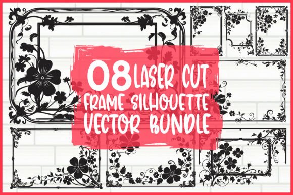 Floral Border Pack: Elegant Frames for Modern Crafters