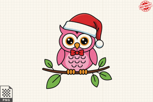 Integrating Festive Christmas Owl Cartoon Clipart into Your Holiday Production Workflow