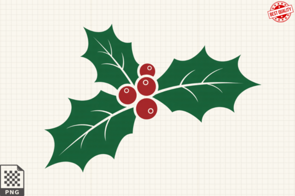 Mistletoe Christmas Clipart PNG for Festive DIY Projects