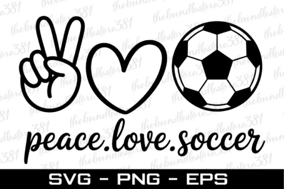 Peace-Love-Soccer SVG: A Versatile Cut File for Crafters