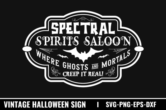 Spectral Spirits Saloon: Where Ghosts and Mortals Creep It Real for Your Next Craft Project