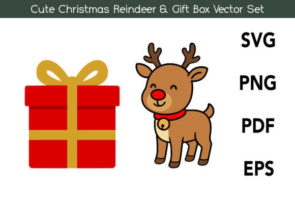 Unleashing Holiday Creativity: The Ultimate Guide to Cute Christmas Reindeer Gift Box SVG Designs