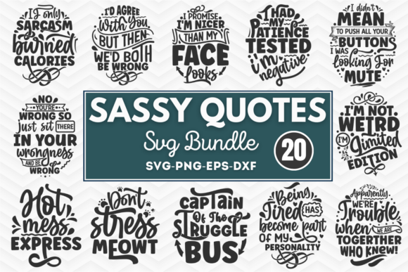 Unlock Your Creative Potential with the Sassy SVG Bundle and Sassy Quotes Bundle