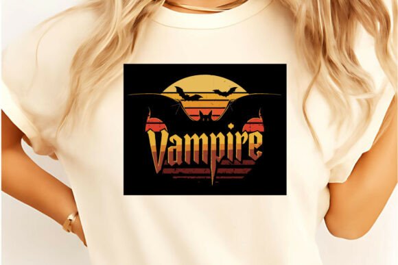 Vampire Gothic Halloween T-Shirt Design Guide