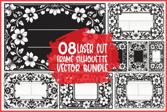 Vintage Frame Collection: 8 Elegant Laser Cut Designs